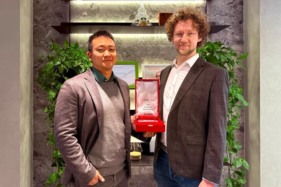 Награда Palo Alto Networks «CIS Uzbekistan Partner of the Year» в офисе Green Light